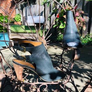 Nine West open toe booties